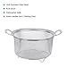 Tiawudi 2 Pack Strainers for Kitchen, 18/8 Stainless Steel Colander with Handles, Fine Mesh Strainer for Pasta, Rice and Fruit, Sieve with Resting Feet to Strain, Rinse, Steam or Cook Vegetables