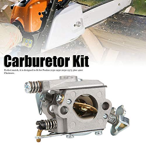 Carburetor, Chainsaw Parts Carburetor Replacement Accessory With Gasket Fit For Poulan 2150 1950 2050 2375 36Cc 40Cc #TOP1