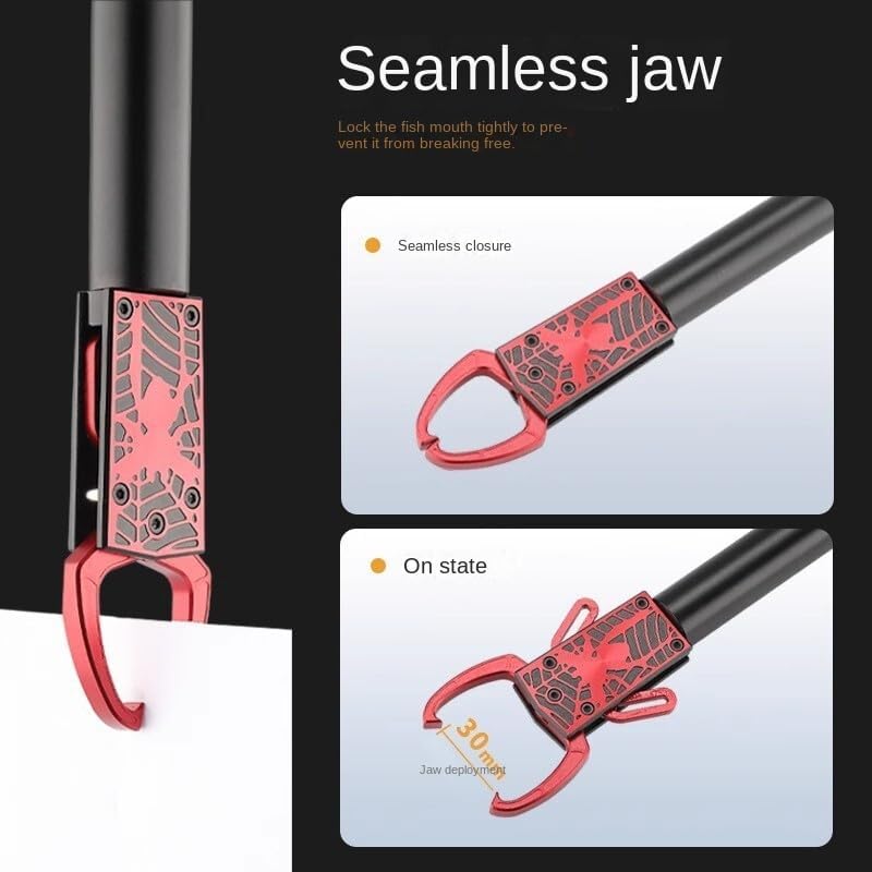 1pc Extended Fishing Grip Accessories Aluminum Multifunctional Tackle Saltwater Fish Controller Adjustable Grabber Clamp