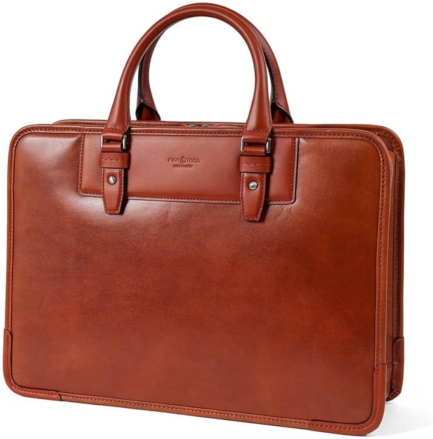 Amazon.co.jp: [FUJITAKA] エー レザービジネスバッグ A4 13.3インチPC