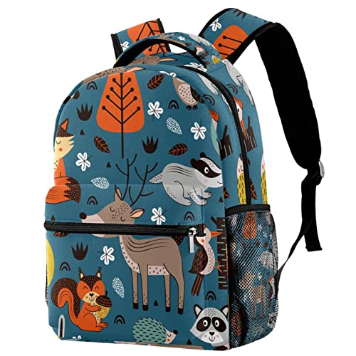 Sac à bandoulière animaux mignon ado sacoche hérisson cerf