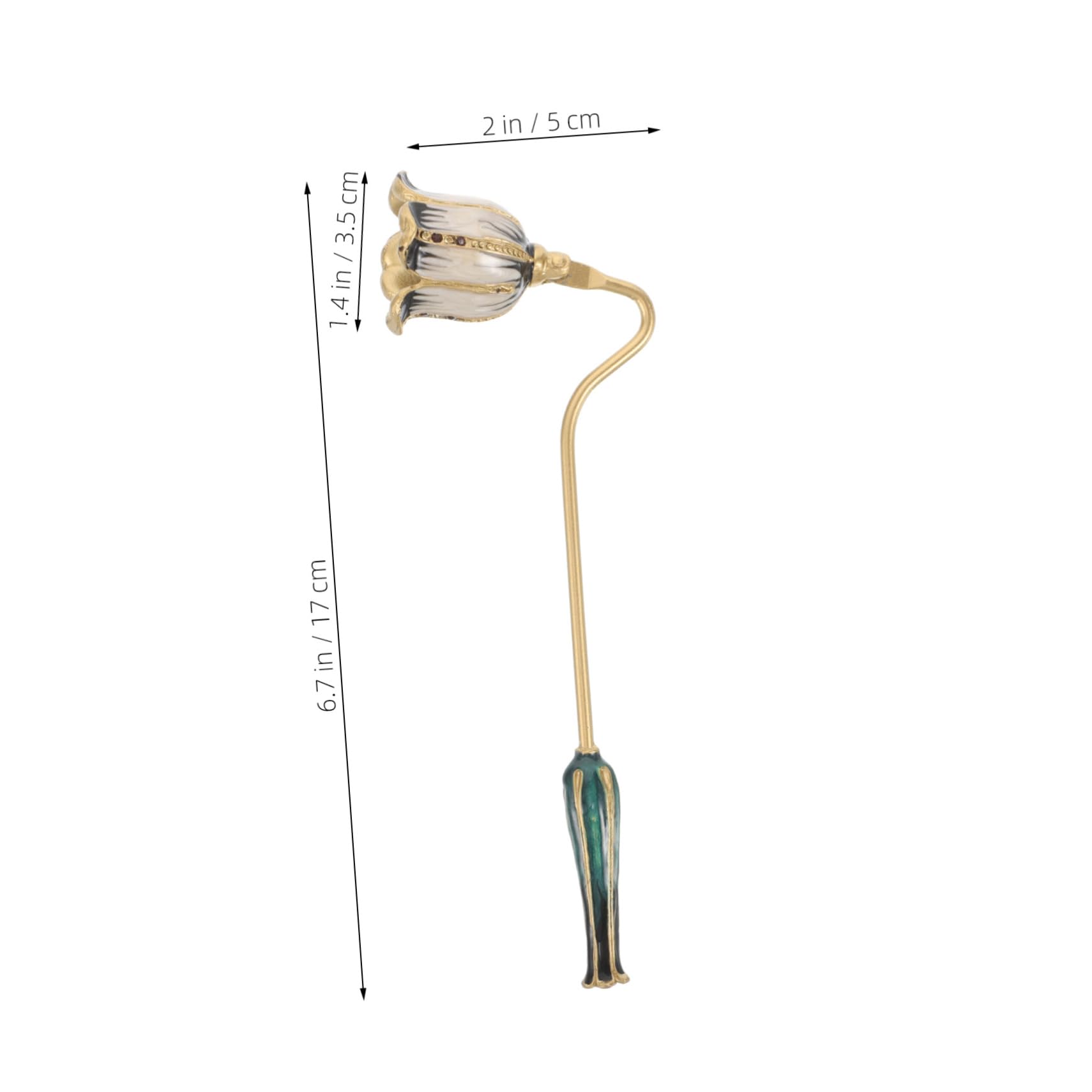 Cabilock Vintage Candle Snuffer Metal Extinguisher Classic Candle Care Tool for Flame Extinguishing Handheld Design for Home Decor Refined European Style Construction