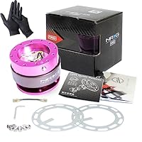 NRG クイックリリース パープル 紫 SRK-200PP ステアリング Amazon.com: NRG Steering Wheel Quick Release Kit