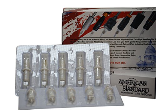 American Standard Tattoo Cartridge Needles (Box of 20) (Round Liner) (1003RL)