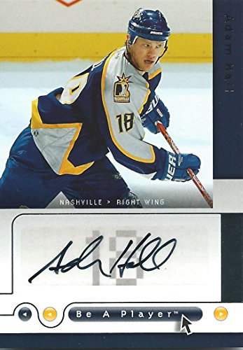 2005-06 Be A Player Signatures Auto ADAM HALL Autographs Upper Deck
