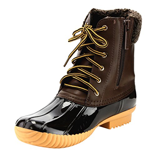 Nature Breeze Ladies Duck-02 Lace Up and Zipper Waterproof Insulated Boot4