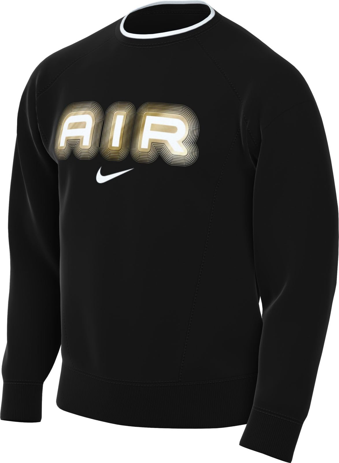 NIKE Bluza sportowa Mężczyźni Nike Air Fleece-sweatshirt mit Rundhalsausschnitt für Herren