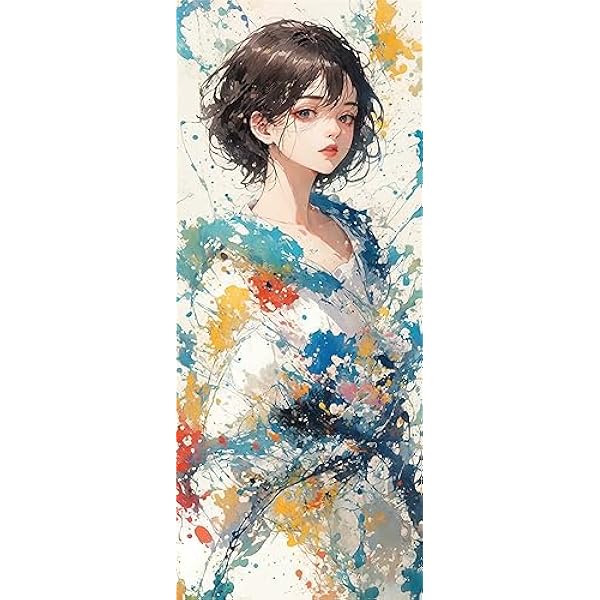 5D Diamond Painting Bella ragazza 80x140cm, DIY Kit di Pittura per Diamanti per Bambini Adulti, Pieno Diamante Cristallo Pittura Digitale Arte Strass Ricamo kit completo, per Decorazione Casa K-56