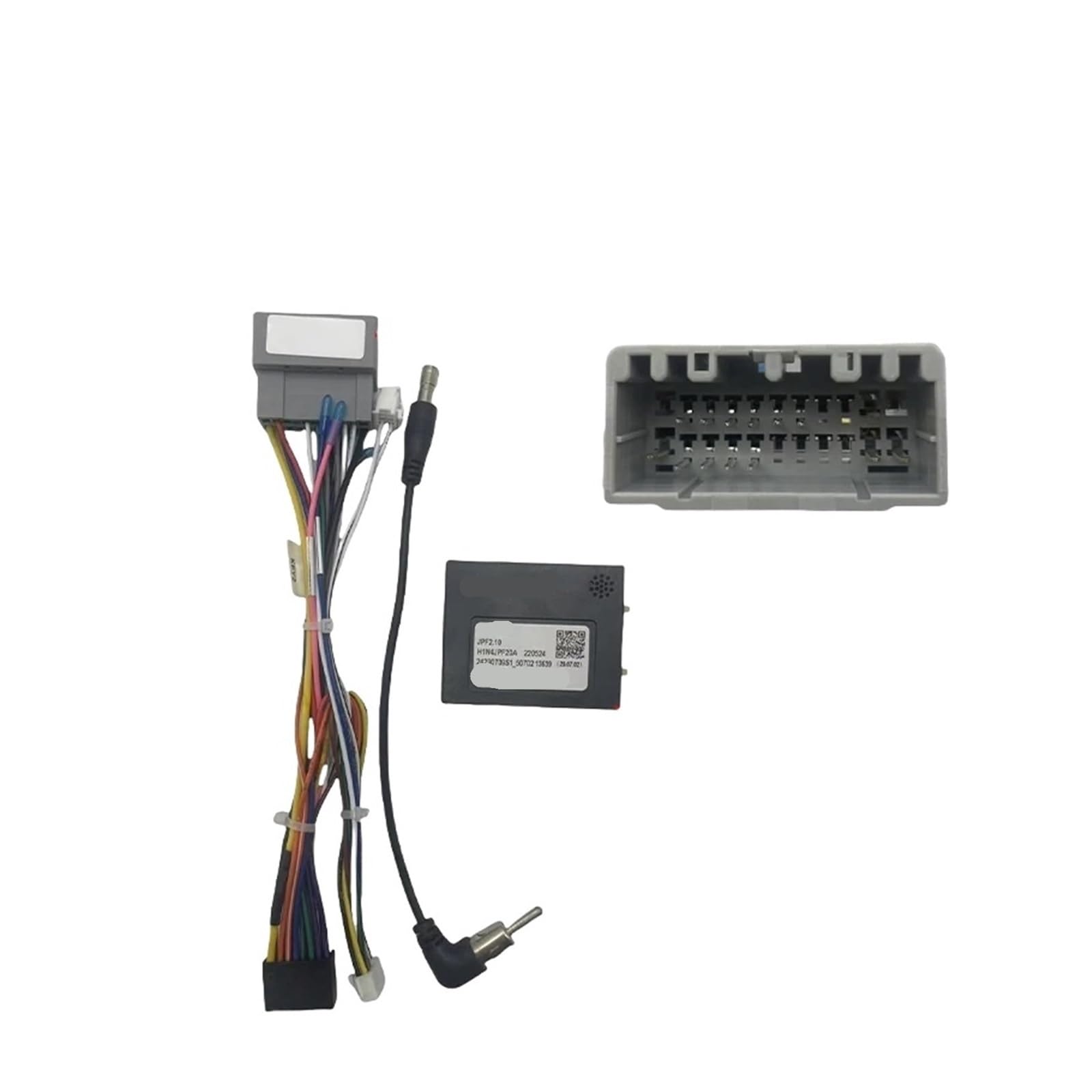 Kfz-Kabelbaum Canbus-Box-Adapter 16-poliges Stromkabel kompatibel mit Chrysler 300c Jeep Compass Grand Cherokee WK JPF2.10