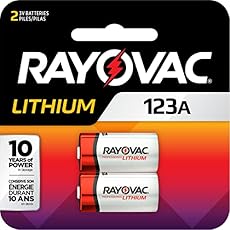 Image of Rayovac RL123A 2A 3 Volt. Brand catalog list of Rayovac. Scored with a 3.0 over 5.