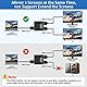 Fokky HDMI Splitter, 4K HDMI Splitter 1 In 2 Out Gleichzeitig, Aluminium Hdmi Verteiler 1 in 2 Out, Adapter 2 Monitore Erweitern Xbox,PS4,PS3,Blu-Ray DVD,Firestick,HDTV(NOT Extended Display)