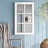 Amazon.com: Barnyard Designs 24x40 Windowpane Wood Farmhouse Wall ...