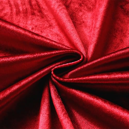 Nappe en velours rouge pour fête de mariage et grands dîners de table rectangulaire