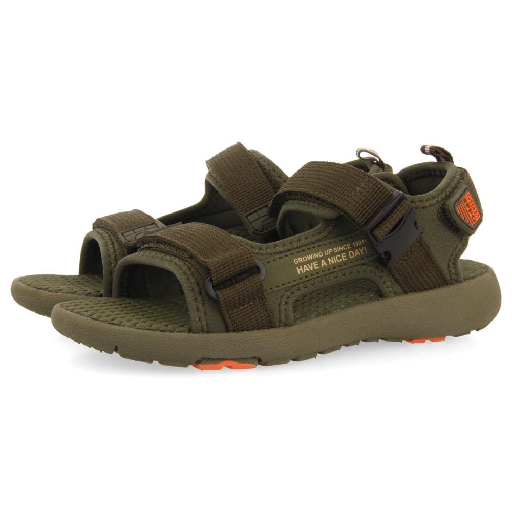 GIOSEPPO Boys' Yaviza Flip Flops, khaki, 10 UK Child