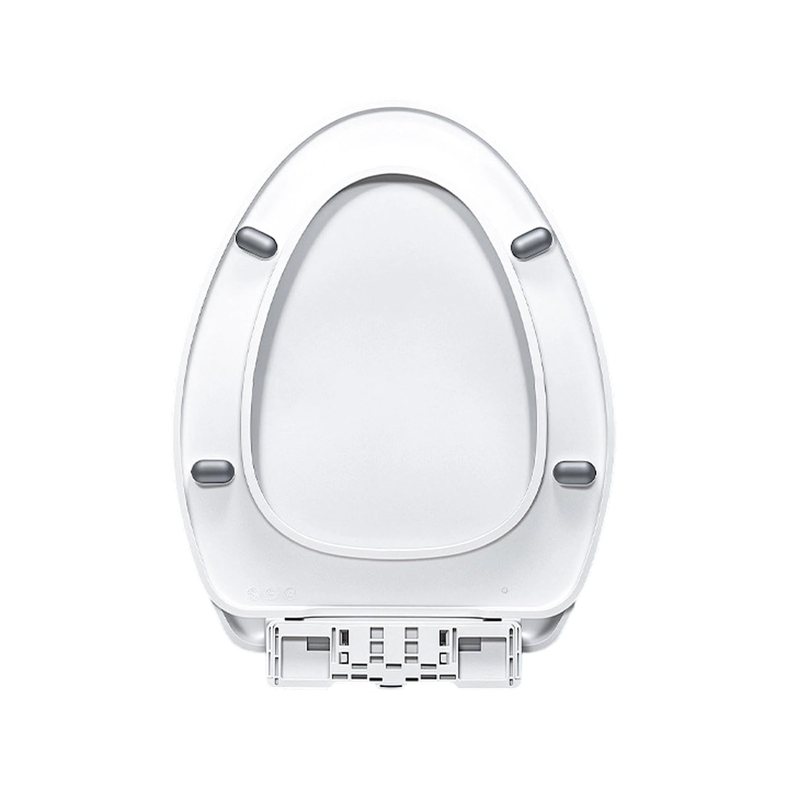 Dailibeer V Duty Quiet Closed Toilet Seat Abs Build Fast Release & Wide Compatibility Abs Toilet Cover For Bathroom Seats