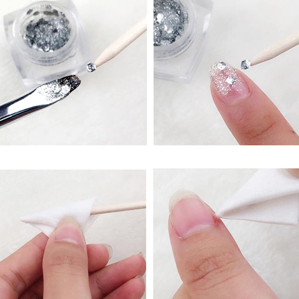 Double End Art Wood Stick Cuticle Wooden Cuticle Pusher For Rhinestone Picker Dotting Pen For Home And Salon