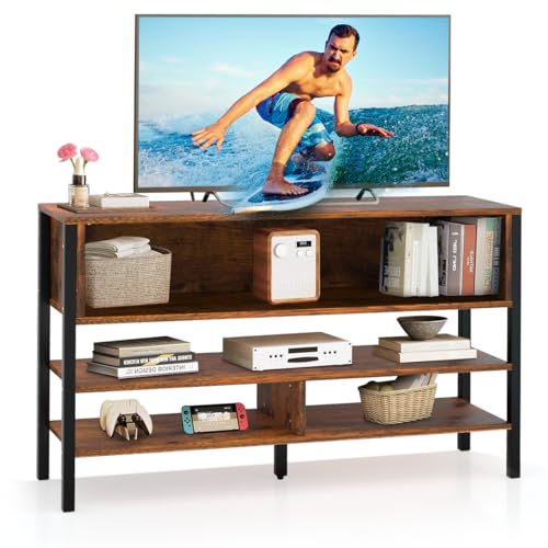 La mejor selección de Mesa Tv de esta semana. 43 Credenza para Sala, Mesa Consola Recibidor de Almacenamiento de 3 Niveles, Mueble Recibidor Entrada Casa Larga y Estrecha para Sofá, Las Dimensiones de la Mesa Mueble para TV y...