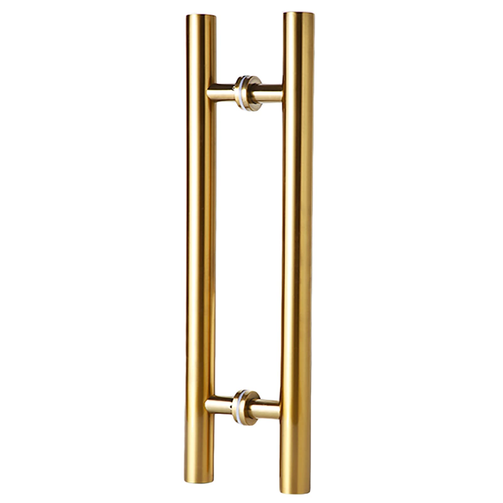 Gthtuhfd Gold Sliding Barn Door Side Mount Pull Handle, Contemporary Entry Door Handle Interior Exterior Door Pull Push, Cylindrical Shape/80Cm Length|50Cm