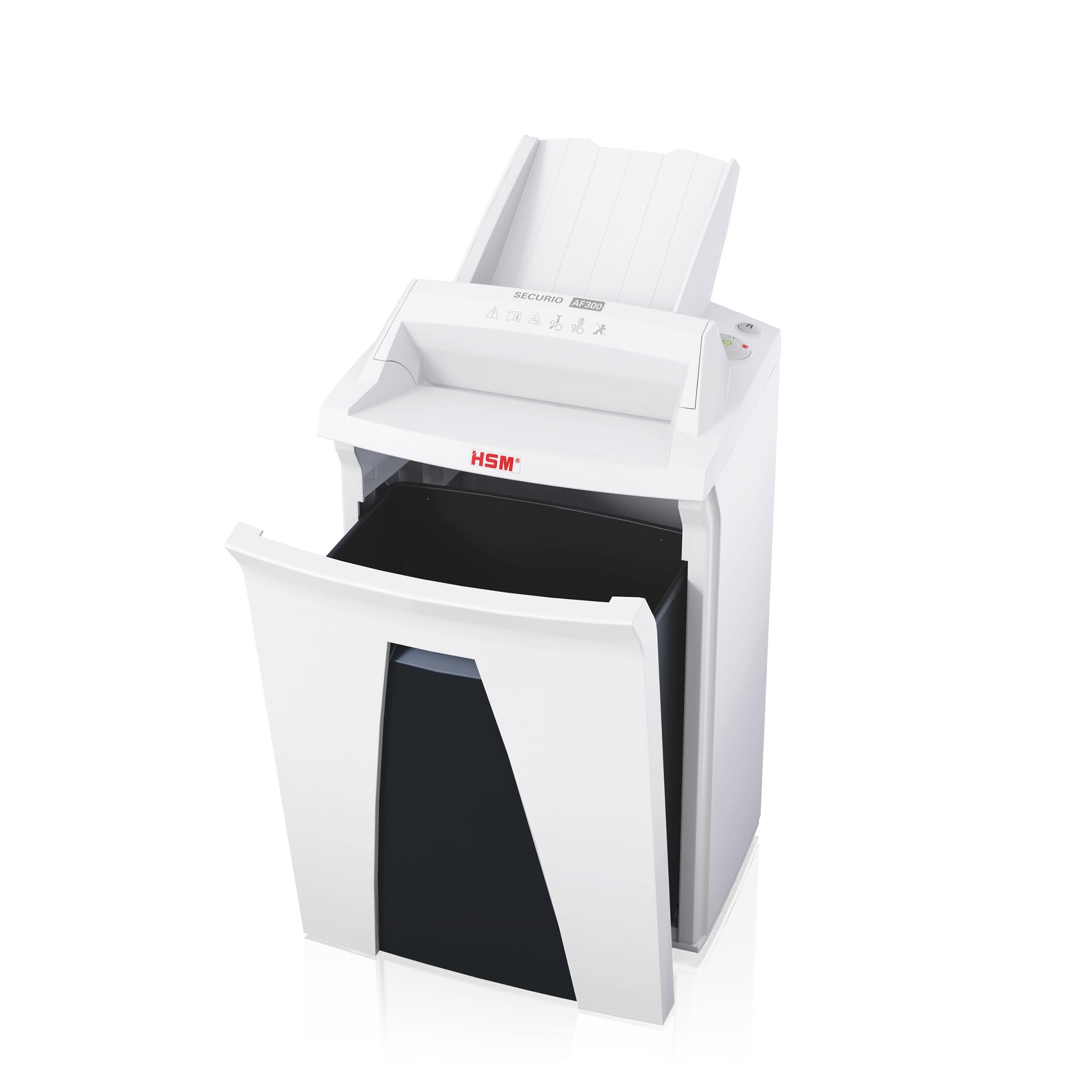 HSM SECURIO AF300 Office Autofeed Destructeur de Documents, Niveau de sécurité P4, Coupe en Particules, 300 Feuilles Automatique, Conforme au RGPD