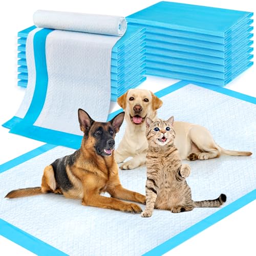 Image of Puppy Pads Extra Large 36 inchx51 inch 40 Count, Pee Pads for Dogs & Cats, Disposable Thicken Pet Training Pads for Doggie Rabbits, Incontinence Underpads Ultra Absorbent & Quick-Dry, Leakproof Potty Pad