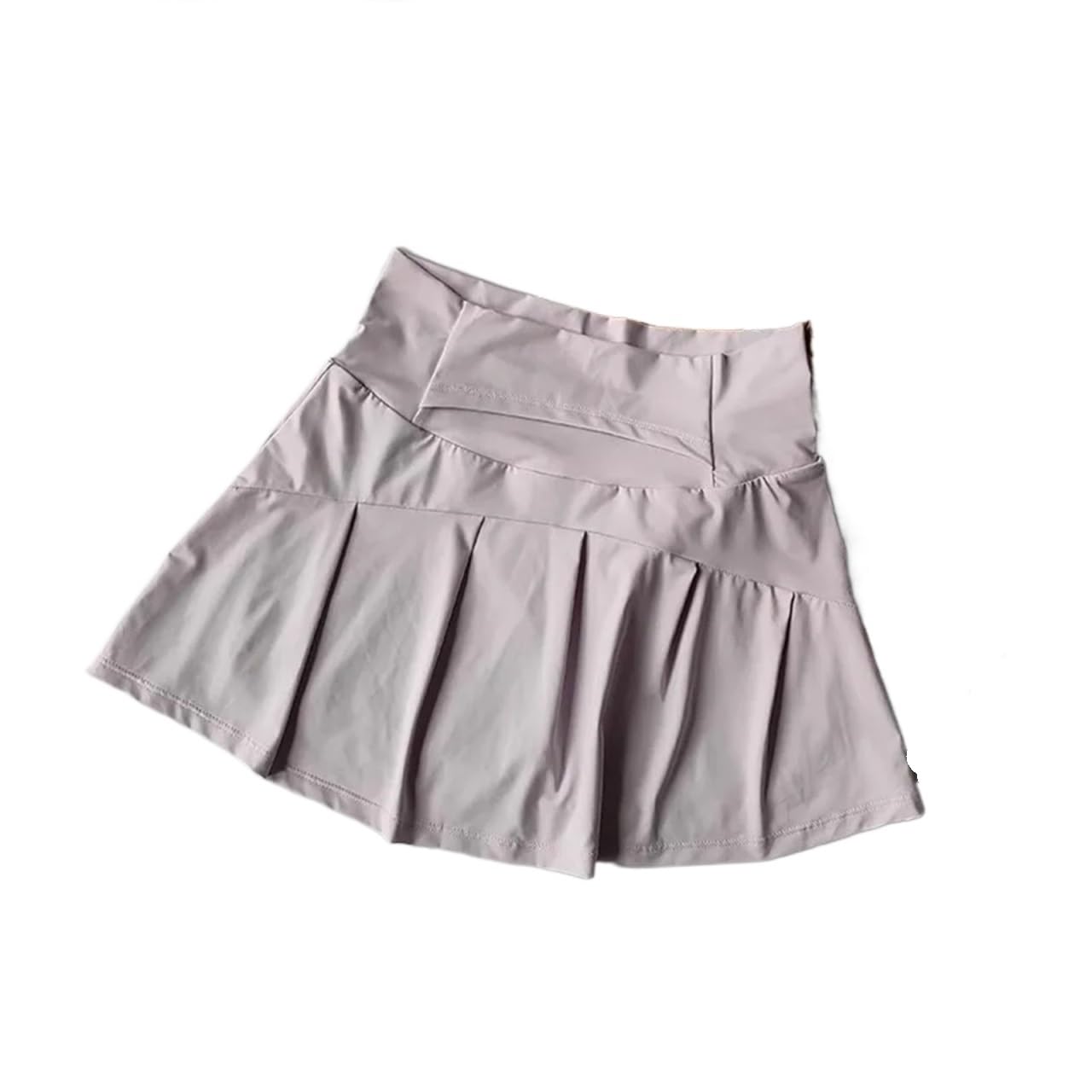 Falda Corta Deportiva de Cintura Alta for Mujer, antideslumbrante, Estilo Acampanado, for Yoga y Fitness Falda Tenis Mujer