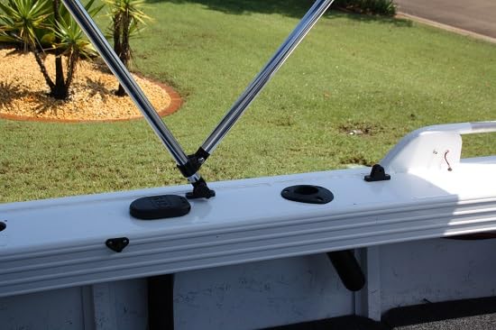Amazon.com: SeaLux Marine Fishing Rod Holder Black 90 Deg Flush Mount 4  Pack : Sports & Outdoors