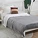 SOCHOW Sherpa Fleece Throw Blanket, Double-Sided Super Soft Luxurious Plush Blanket Throw Size, Grey, 50x60 inches