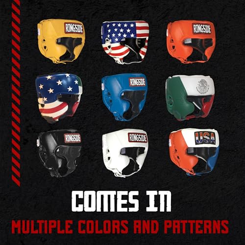 Image of Ringside Competition Boxing Muay Thai MMA Sparring Head Protection Headgear with Cheeks