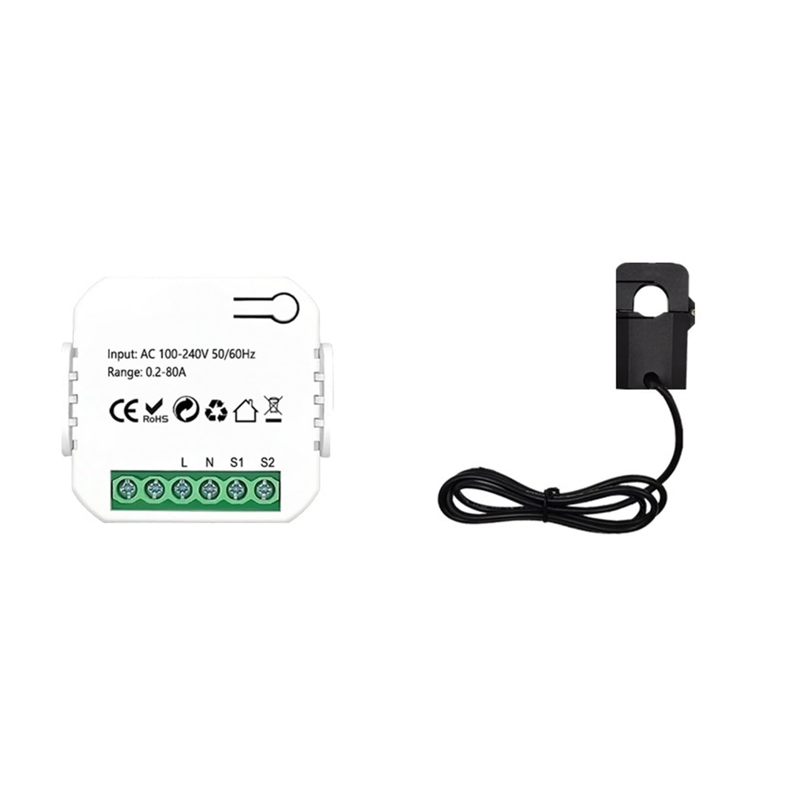 Moniteur de Puissance ZigBee DELURA 80A pour Surveiller Efficacement l'Énergie
