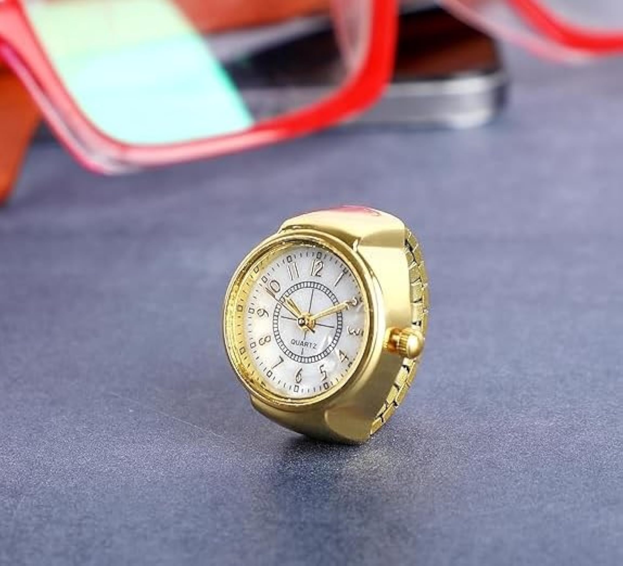 Unisex Adjustable Thumb Ring, Watch Design