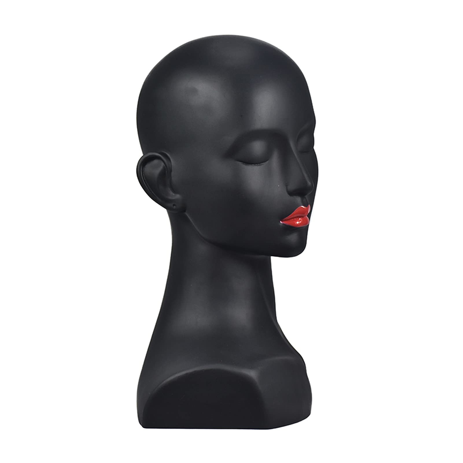 PCV Kobieta Mannequin Head Moda Model Manekin Model Peruki Kapelusz Naszyjnik Okulary Szalik Wyświetlacz Stojak Biżuteria Rack