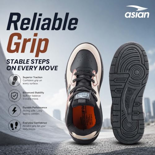 Image of ASIAN Sonic-01 Kids Sneakers | Casual Sneakers with Cushioned Sole, Durable Synthetic Upper & Comfort for Boys & Girls