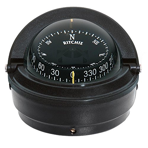 Brújula Ritchie S-87 Voyager superficie negra miniatura 1