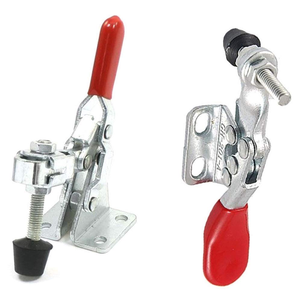 4pcs GH-201A Pince à Bascule 27KG Clamp Set Or