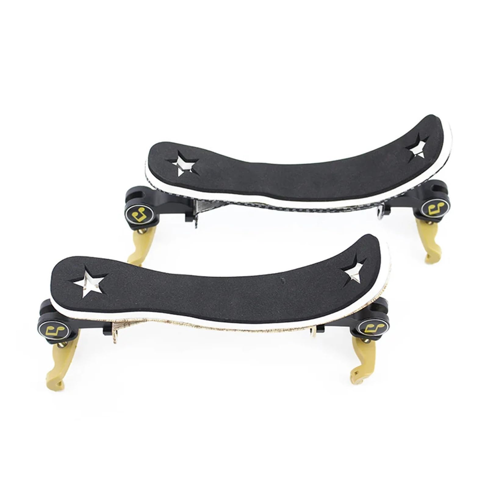 Repose-épaule for violon, motif d'étoile creuse, coussin pliable réglable(4 4-Star)