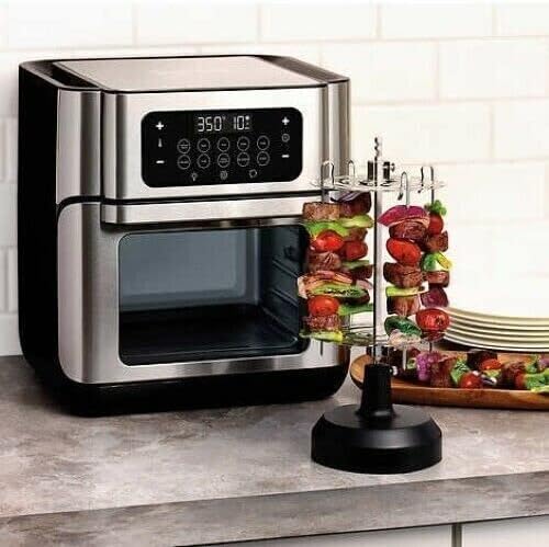 Sur La Table SLT-1818 Air Fryer with Rotisserie Skewers