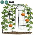 Suteck 7.5FT Tall Garden Arch Trellis – Metal Garden Arch for Climbing Plants, Easy Assembly Outdoor Trellis for Vines & Flowers, Home Gardeners
