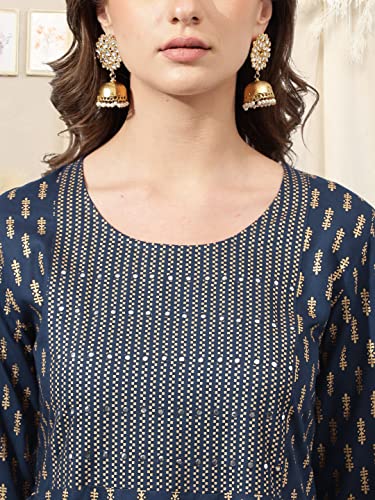Image of MIRCHI FASHION Women's Cotton Relaxed Fit Anarkali Kurti