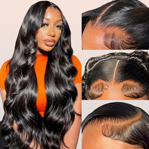 Rylice 13x4 HD Lace Front Wigs Human Hair 26 Inch