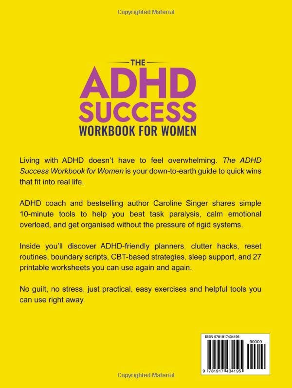 The ADHD Success Workbook for Women: Easy 10-Minute Tools to Strengthen Executive Functioning, Manage Stress and Emotions, Beat Overwhelm, and Thrive with ADHD Every Day - Image 2