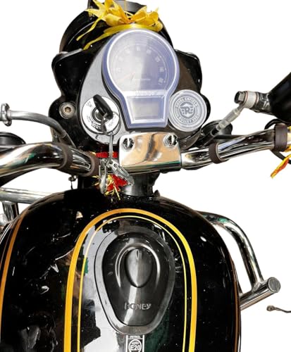 Image of Pure Biking Monsoon Cap Set of 3 for 2012 to 2020 Models Speedo Meter, AMP Meter and Tank Cap Cover Compatible With RE Roborn, Goan Classi Standard Classic 350
