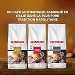 Kimbo Aroma Gold 100% Arabica Whole Bean Coffee | Medium Dark Roast with Chocolate Flavor | 9/13 Intensity | Blended & Roasted in Italy | 17.6 oz (500g) Bag