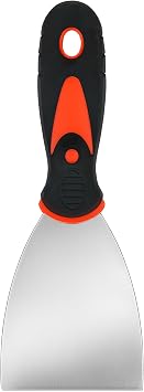 SteadMax 3 in Putty Knife Scraper, Soft Grip Metal Spackle Tool