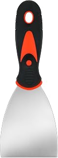 SteadMax 3” Putty Spackle Knife Scraper, Soft Grip, Designed for Repairing, Drywall, and Finishing Paint, Removing Mud, Decals, Wallpaper, Plaster Scraping, Putty, & Adhesive, Taping Knife Metal Tool