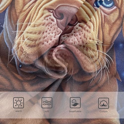 Dog Dogue De Bordeaux Puppy Little Girl Panties Toddlers Underwear Floral Cotton Designer Briefs Underpants 2t3