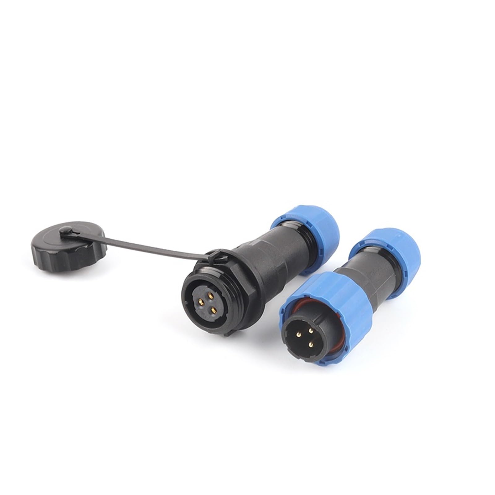Conector SP16 IP68 a prueba de agua para reparar conexiones sulfatadas en cables de 9 pines
