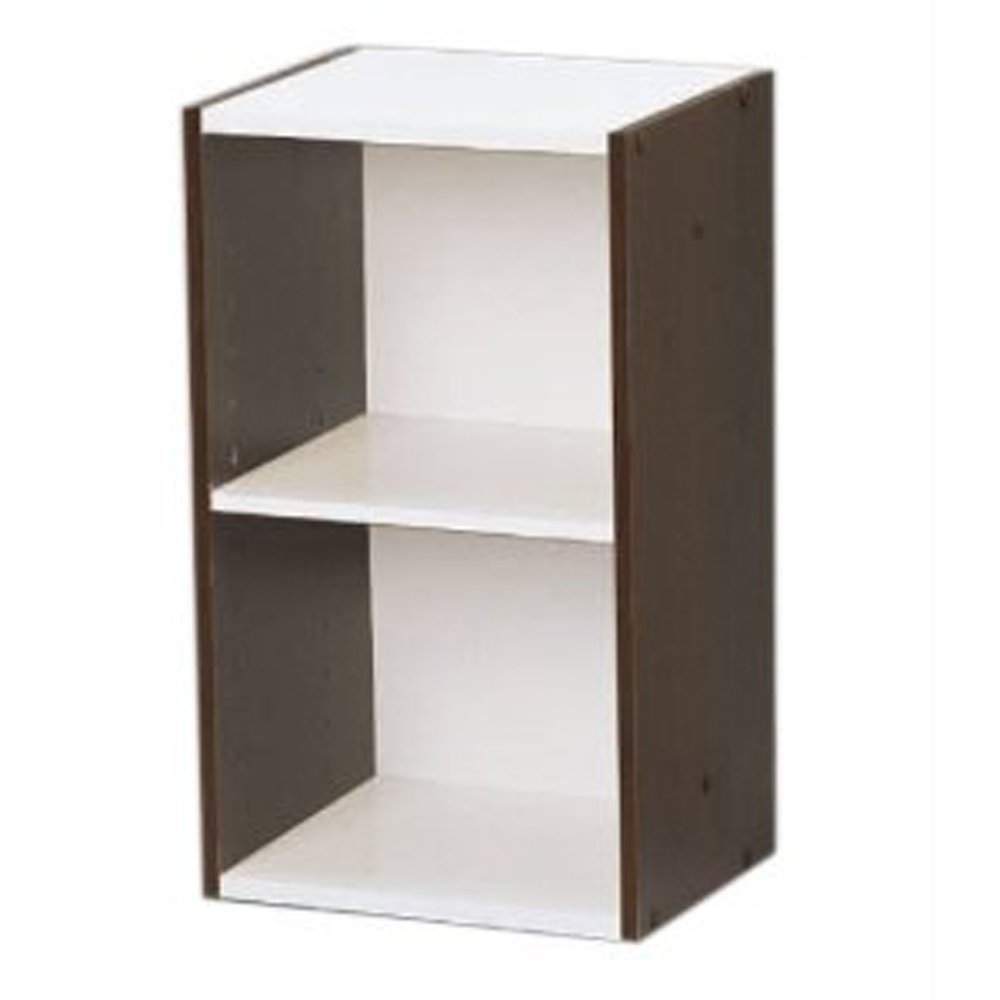 Iris Ohyama UB-6030 Space Unit Storage Rack, Bookshelf, Off White/Walnut Brown, 11.8 x 11.4 x 23.6 inches (30 x 29 x 60 cm) (Approx.) Large Capacity, Space Saving Storage, Cartoon Shelf, Comic Shelf,