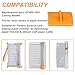 157400-1001 Paper Trimmers Blades Replacement for Fiskars Paper Trimmer TripleTrack High Profile Blades, for Fiskars Paper Cutting & Scoring Titanium Blade(2 PCS)