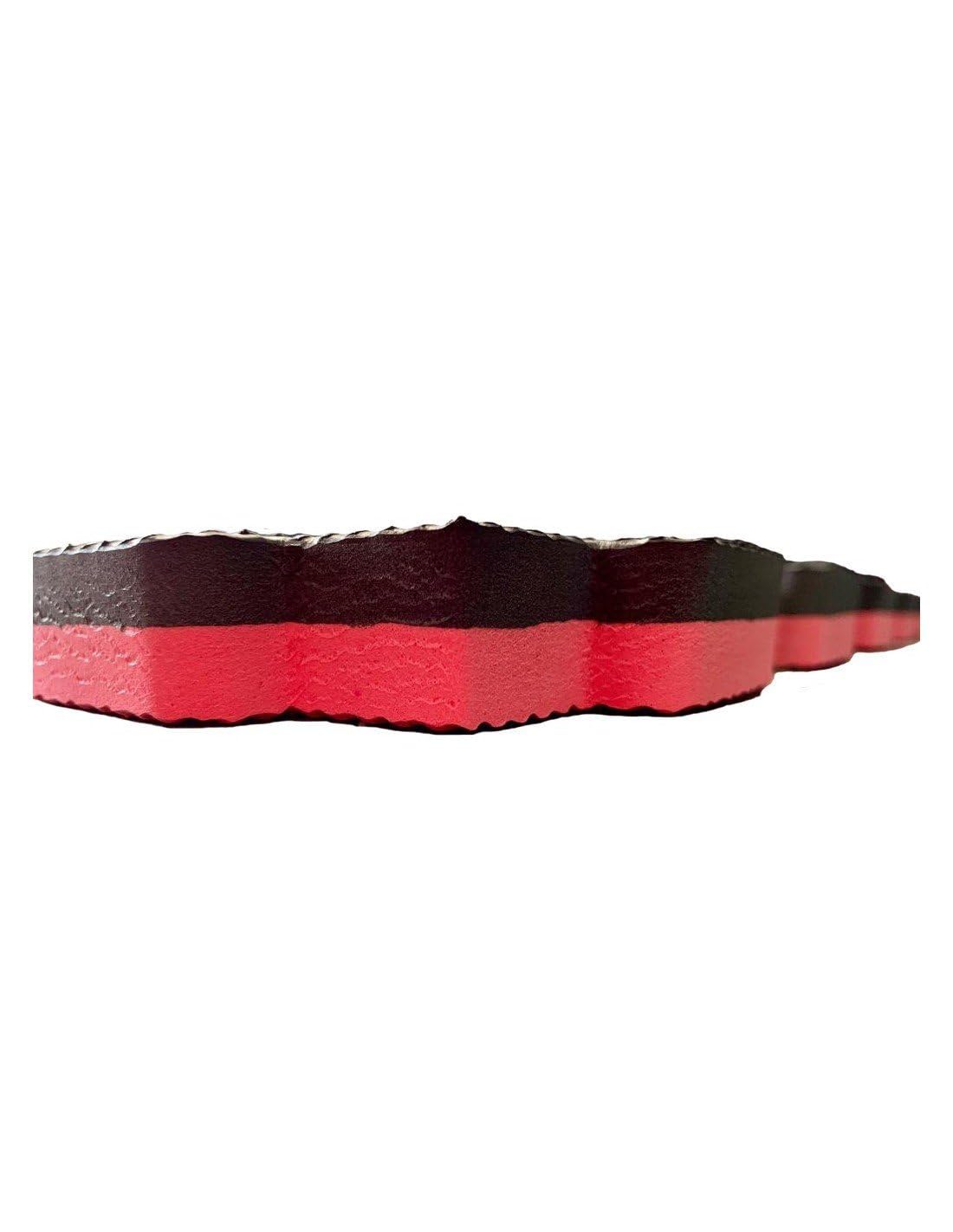 JARDIN202 - Tatami Puzzle | Lote x5 loseta - Rojo/Negro | Esterilla Reversible Antideslizante | Artes Marciales, Judo