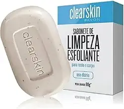 Sabonete esfoliante Clearskin Avon Limpeza de Cravos 70g